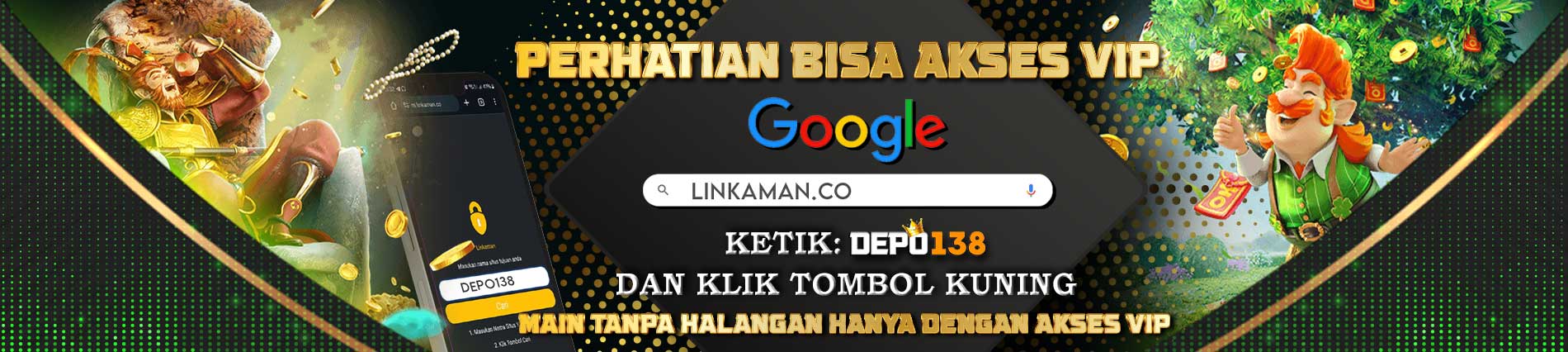 Akses VIP Aman DEPO138